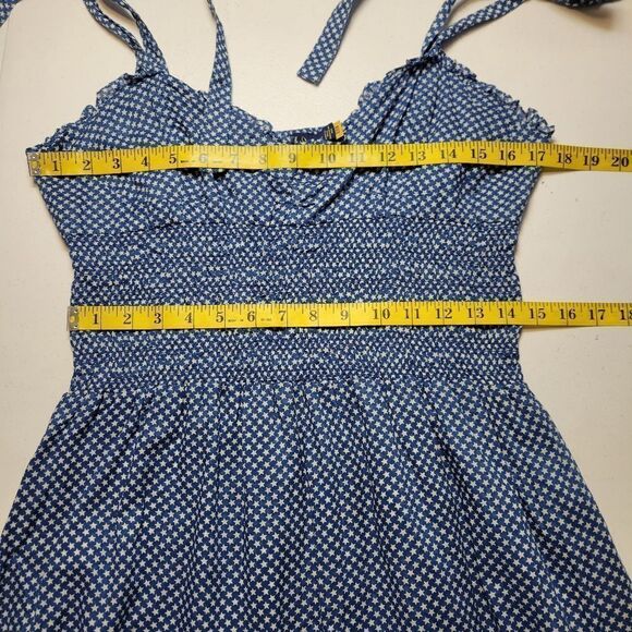 Polo Ralph Lauren  Sleeveless  Dress Cotton Star Polka Dot Sundress Patriotic - Picture 13 of 15